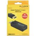  DeLock Adapter DisplayPort 1.2 Stecker > HDMI Buchse