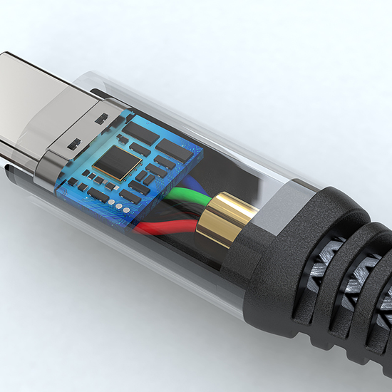4smarts USB-C auf USB-C Kabel PremiumCord 100W 3m schwarz -