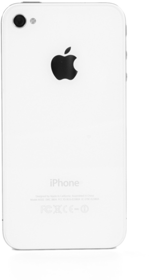 Apple iPhone 4, 16GB, wei - Rckseite