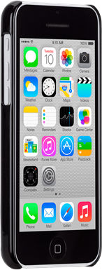case-mate barely there Carbon fr iPhone 5C, schwarz -