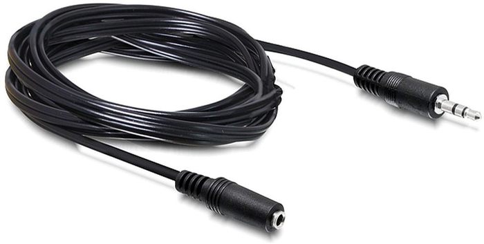 DeLock Kabel Klinke 3,5mm 3 Pin ST/BU 5,0m -