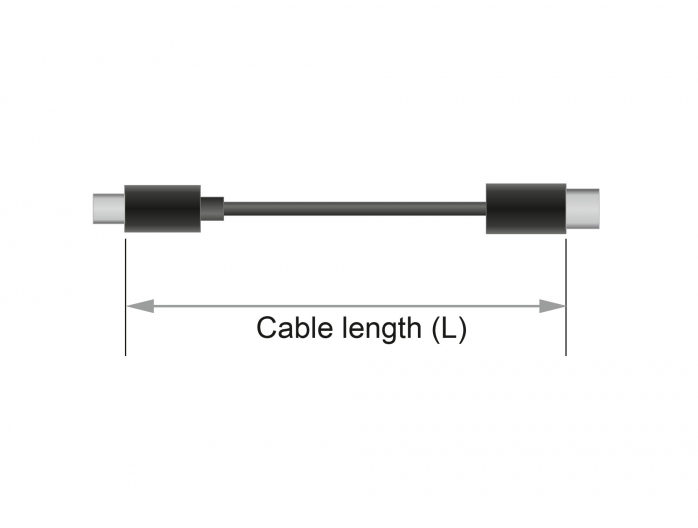 DeLock Kabel Klinke 3 Pin 3,5 mm Stecker > Stecker 3,0 m schwarz -