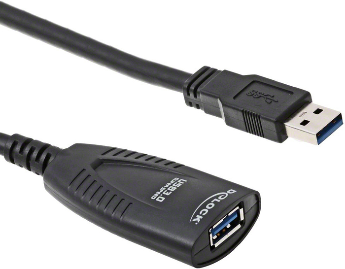 DeLock Kabel USB 3.0 Verlngerung, aktiv 5 m
