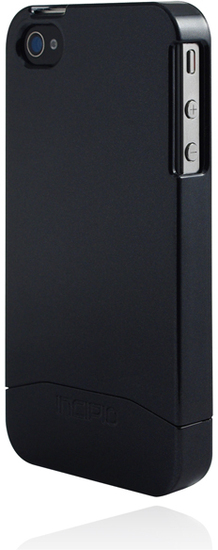 Incipio EDGE fr iPhone 4, perl-metallic-schwarz -