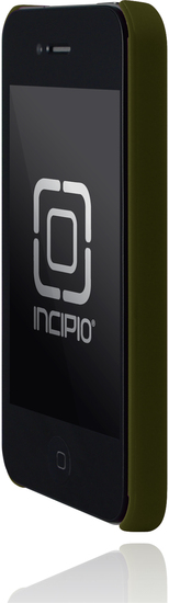 Incipio Feather fr iPhone 4, matt braun-oliv -