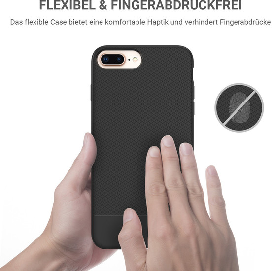 JT Berlin BackCase Pankow Soft, Apple iPhone 8 Plus/7 Plus, schwarz, 10473 -