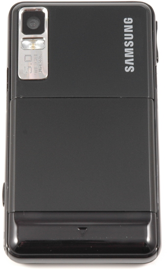 Samsung SGH-F480i, midnight black - Rckseite