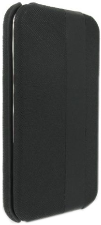 Skech Custom Jacket Flip fr iPhone 3G, full black - Vorderansicht (Klappdeckel geschlossen)