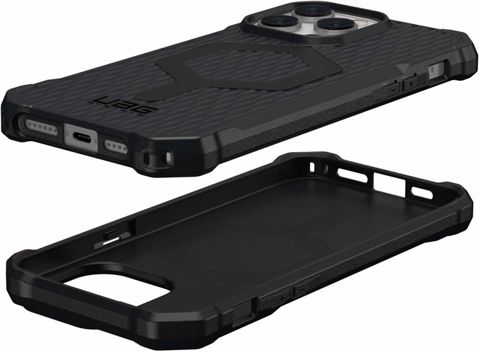 Urban Armor Gear Essential MagSafe Case, Apple iPhone 14 Pro Max, schwarz, 114088114040 -