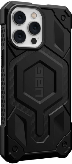 Urban Armor Gear Monarch Pro MagSafe Case, Apple iPhone 14 Pro Max, carbon fiber, 114031114242 -