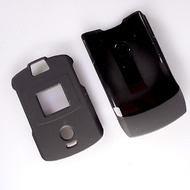 Strax Oberschale Click-On Motorola V3 schwarz matt
