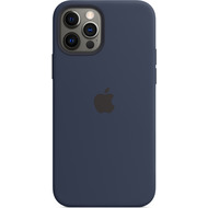 Apple Silikon Case iPhone 12/12 Pro mit MagSafe (dunkelmarine)
