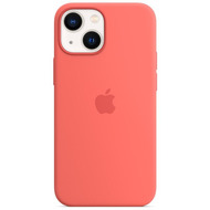 Apple Silikon Case iPhone 13 mit MagSafe pink pomelo