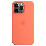 Apple Silikon Case iPhone 13 Pro mit MagSafe nektarine