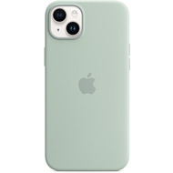 Apple Silikon Case iPhone 14 Plus mit MagSafe agavengrn