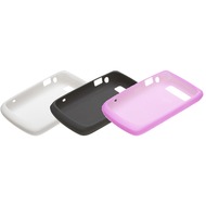 Blackberry 3-in-1 Skin Bundle fr Bold 9700, wei/ schwarz/ pink