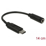 DeLock Audio Adapter USB Type-C Stecker > 3,5 mm Klinkenbuchse 14 cm