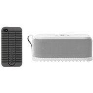 Jabra Aktion Bluetooth Lautsprecher Solemate, wei + Schutzschale Solemate-Style fr iPhone 4/ 4S