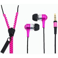 LogiLink In-Ear Stereo Headset Zipper, neon pink
