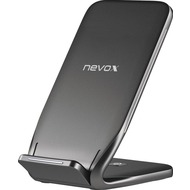 nevox Wireless Fast Charger Stand - induktive Ladestation, 10 Watt, schwarz