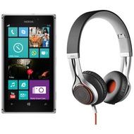 Nokia Lumia 925, grau (Telekom) + Jabra Stereo Headset REVO, schwarz
