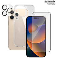 PanzerGlass f. iPhone 14 Pro Max, Bundle Clear Glass+Case
