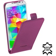 Pedea Echtledertasche (Flipcase) fr Samsung Galaxy S5 mini, lila