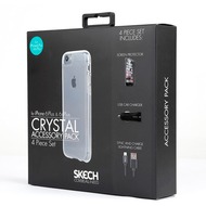 Skech Starter-Kit 4in1 - Schutzhlle, Folie, KFZ-Lader, Ladekabel - iPhone 6/ 6S