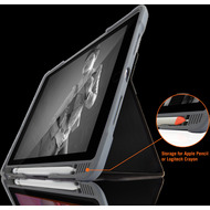 STM Dux Plus DUO Case, Apple iPad 10,2 (2019), schwarz/ transparent, STM-222-236JU-01