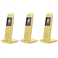 Telekom Speedphone 11 - TRIO Set - gelb