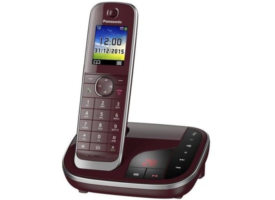 bei KX-TGJ320GR telefon.de dunkel-rot Panasonic Versandkostenfrei kaufen.