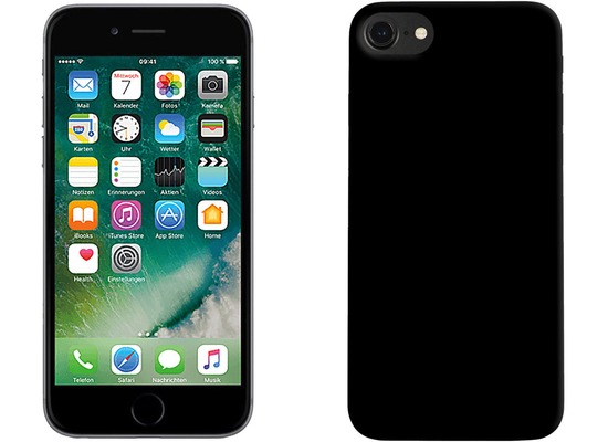 Pedea Soft TPU Case (glatt) für Apple iPhone 7 / 8 mattschwarz bei  telefon.de kaufen. Versandkostenfrei ab 40 Euro!